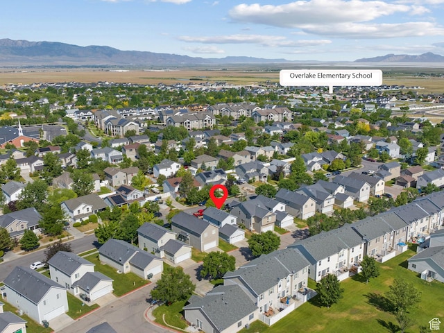 1722 N 80 E, Tooele, UT 84074 - aerial view of residential area with mountains