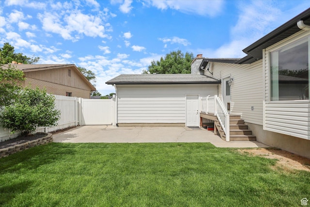 10865 S Granite Dr, Sandy, UT 84094 - view of yard featuring a patio area