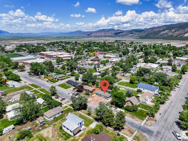 30 N 100 W, Parowan, UT 84761 - aerial perspective of suburban area featuring a mountain backdrop