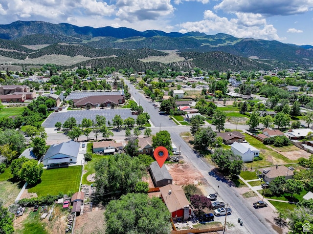30 N 100 W, Parowan, UT 84761 - aerial perspective of suburban area with mountains