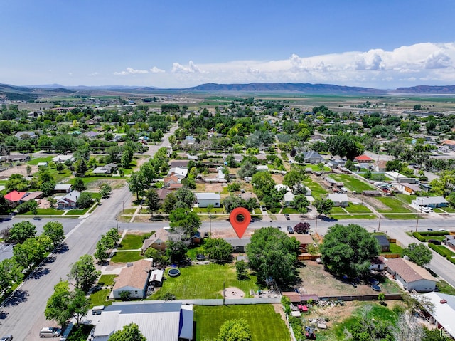 30 N 100 W, Parowan, UT 84761 - aerial perspective of suburban area featuring a mountainous background