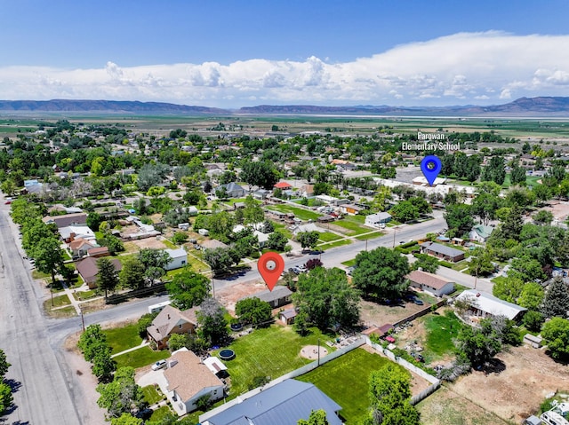 30 N 100 W, Parowan, UT 84761 - aerial view of residential area featuring a mountainous background
