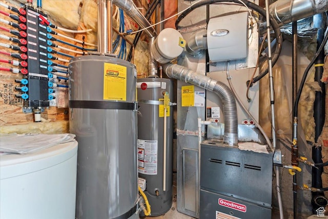 2167 E Eagle Chase Dr, Draper Ut Cnty, UT 84020 - utilities with gas water heater and strapped water heater