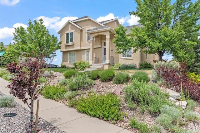 2167 E Eagle Chase Dr, Draper Ut Cnty, UT 84020 - view of front of home featuring stucco siding