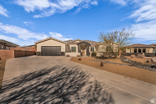 1226 W Province Way, St George, UT 84770 - single story home with stone siding, stucco siding, and a tiled roof