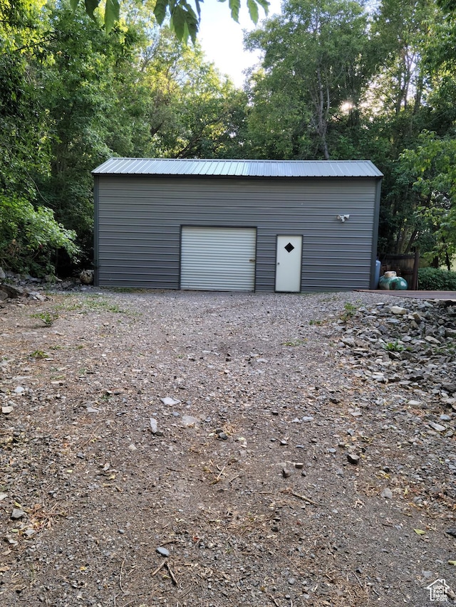 83 E Miners St, Ophir, UT 84071 - view of detached garage