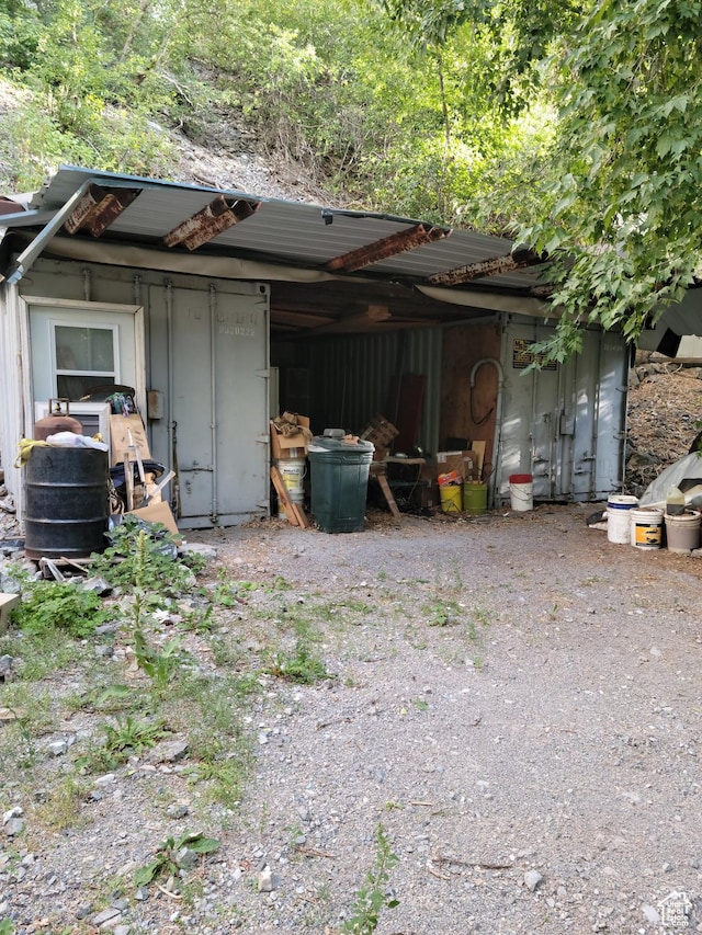 83 E Miners St, Ophir, UT 84071 - view of pole building