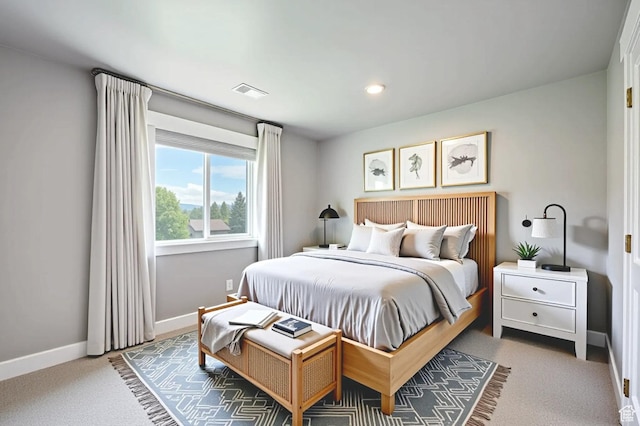 1232 Canyon Rd, Midway, UT 84049 - bedroom featuring carpet, baseboards, and recessed lighting