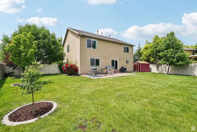 469 S Olive Way, Lehi, UT 84043 - back of property featuring a patio area and stucco siding
