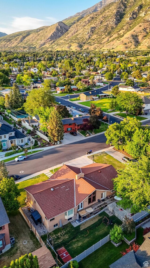 698 E 2320 N, Provo, UT 84604 - aerial view of residential area featuring a mountain backdrop