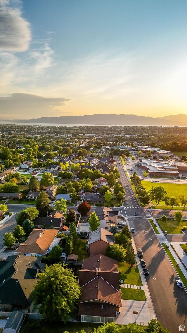 698 E 2320 N, Provo, UT 84604 - aerial view of residential area with a mountain backdrop