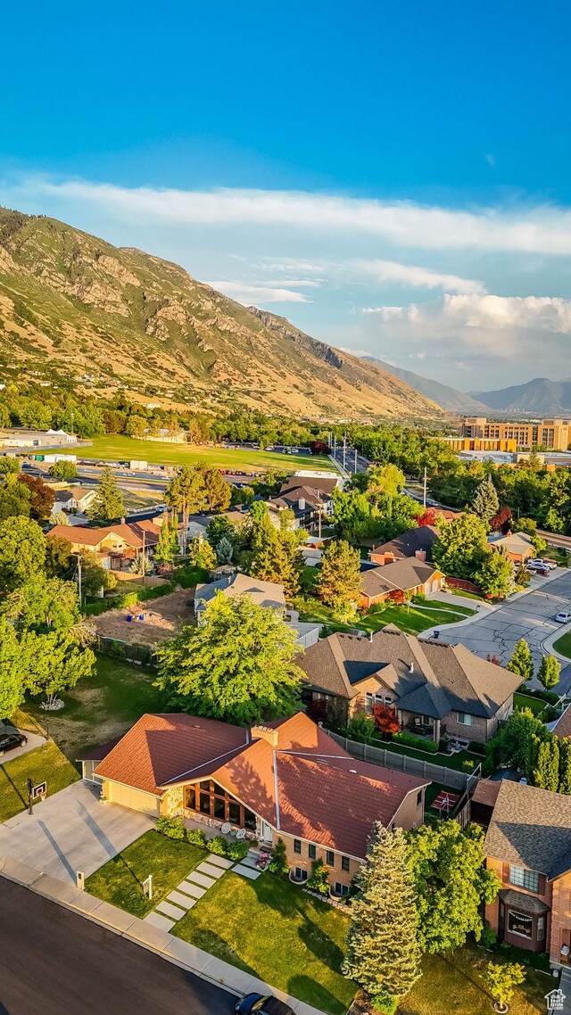 698 E 2320 N, Provo, UT 84604 - aerial view of residential area with a mountain backdrop