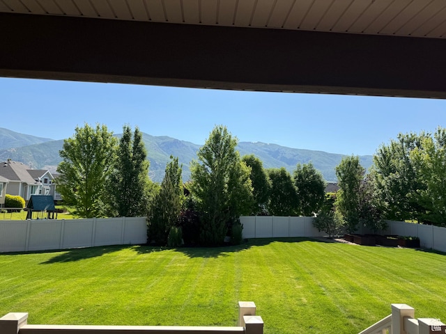 336 S 1400 W, Farmington, UT 84025 - view of yard featuring a mountain view