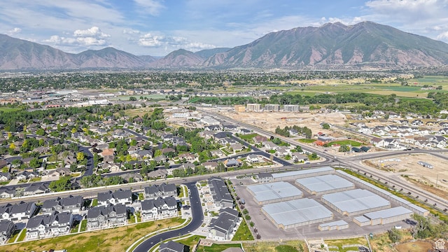 585 W 1420 S, Spanish Fork, UT 84660 - aerial view of property's location featuring a mountainous background