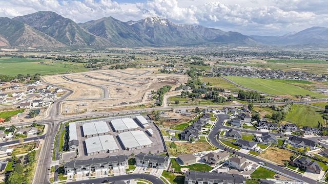 585 W 1420 S, Spanish Fork, UT 84660 - aerial view of property and surrounding area with a mountainous background and nearby suburban area
