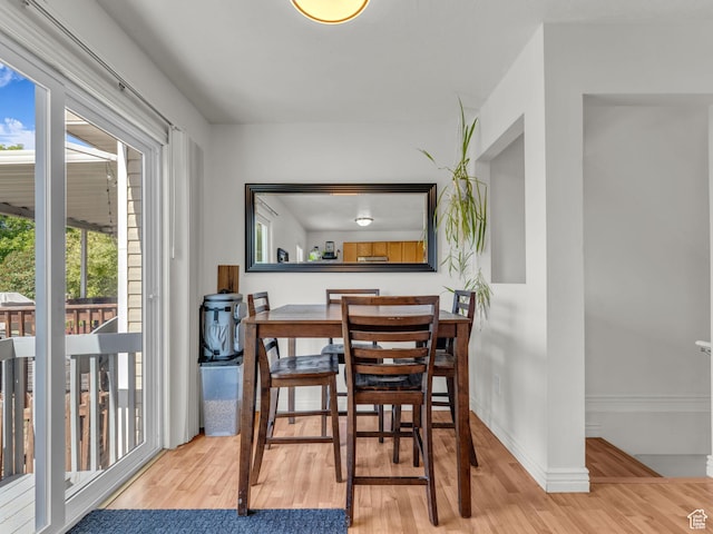 1177 W Dun Robin Ct, Salt Lake City, UT 84123 - dining space with wood finished floors