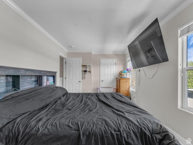 1177 W Dun Robin Ct, Salt Lake City, UT 84123 - bedroom featuring crown molding