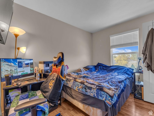 1177 W Dun Robin Ct, Salt Lake City, UT 84123 - bedroom with wood finished floors