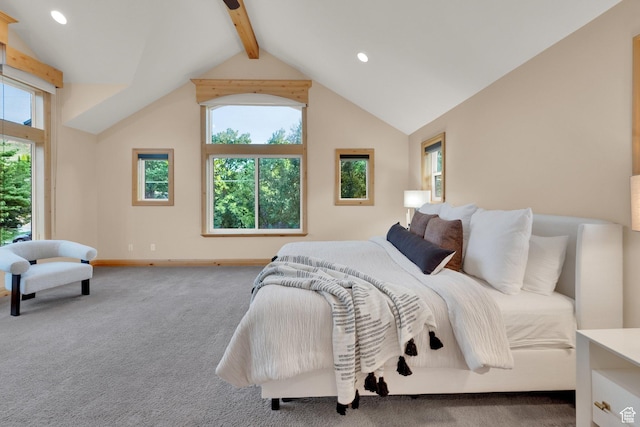 2345 E Lambourne Ave, Millcreek, UT 84109 - bedroom with carpet floors, baseboards, and recessed lighting