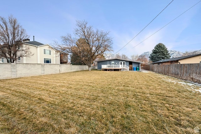 1532 S 200 E, Orem, UT 84058 - view of yard with a deck