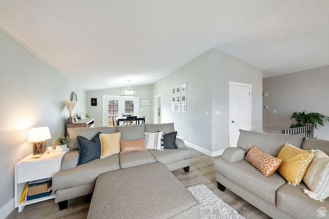 1532 S 200 E, Orem, UT 84058 - living area featuring wood finished floors and baseboards