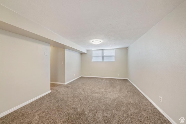 1532 S 200 E, Orem, UT 84058 - basement featuring carpet, baseboards, and a textured ceiling
