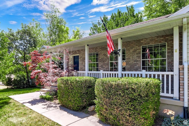 850 E 760 N, Lehi, UT 84043 - view of front of property with a porch and brick siding