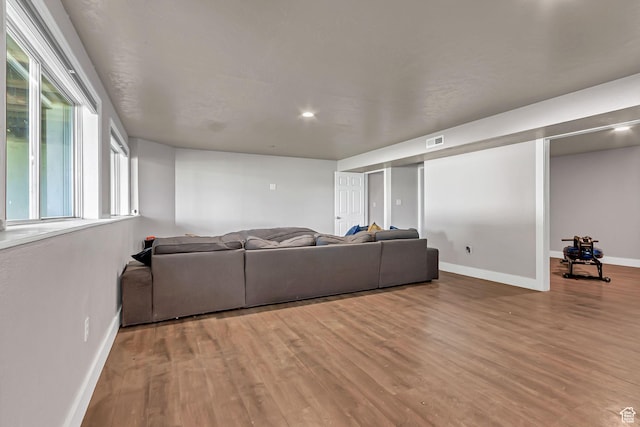 850 E 760 N, Lehi, UT 84043 - living room featuring baseboards and wood finished floors