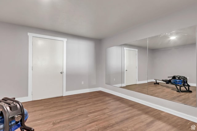 850 E 760 N, Lehi, UT 84043 - exercise area featuring wood finished floors and baseboards