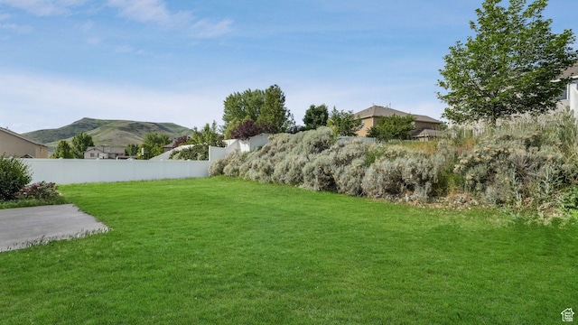 13764 S Rosie Ln, Herriman, UT 84096 - view of yard featuring a mountain view