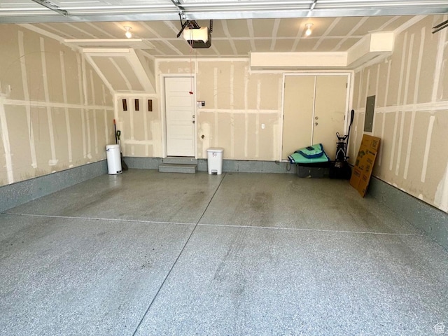 953 N 850 E Unit 229, Layton, UT 84041 - garage with electric panel and a garage door opener