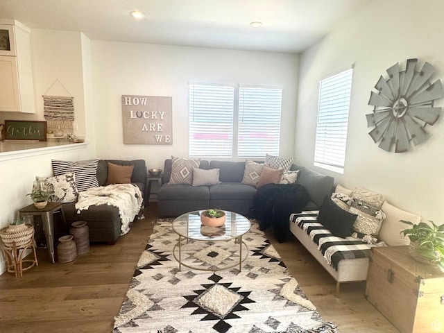 953 N 850 E Unit 229, Layton, UT 84041 - living room featuring wood finished floors and recessed lighting