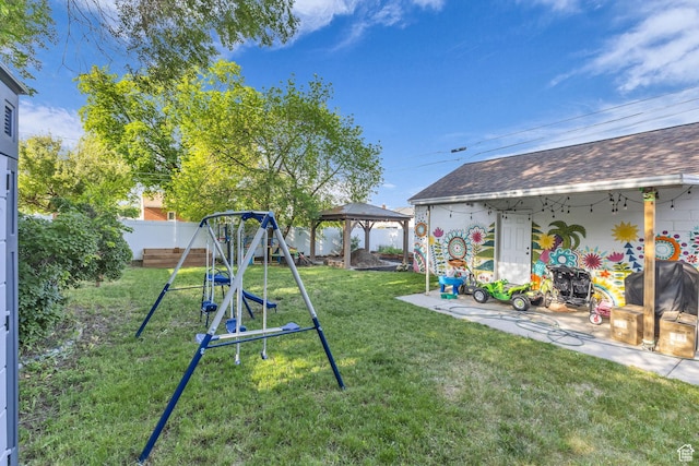 954 E 300 S, Provo, UT 84606 - view of yard with a gazebo and a playground