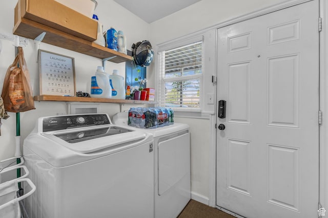954 E 300 S, Provo, UT 84606 - laundry area with washing machine and clothes dryer and baseboards