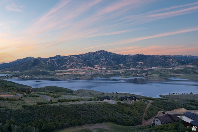 11103 N Shoreline Dr Unit # 3, Hideout, UT 84036 - mountain view featuring a nearby body of water