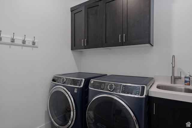 11103 N Shoreline Dr Unit # 3, Hideout, UT 84036 - laundry area with cabinet space and washing machine and clothes dryer