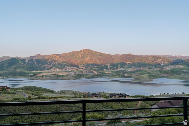 11103 N Shoreline Dr Unit # 3, Hideout, UT 84036 - view of mountain background with a large body of water