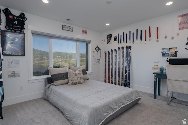 11103 N Shoreline Dr Unit # 3, Hideout, UT 84036 - carpeted bedroom with recessed lighting and baseboards