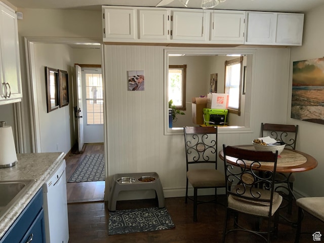 955 N Catherine St, Salt Lake City, UT 84116 - dining space featuring dark wood finished floors and baseboards
