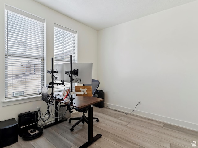 335 E Park Blvd S, Ogden, UT 84401 - home office featuring light wood finished floors and baseboards
