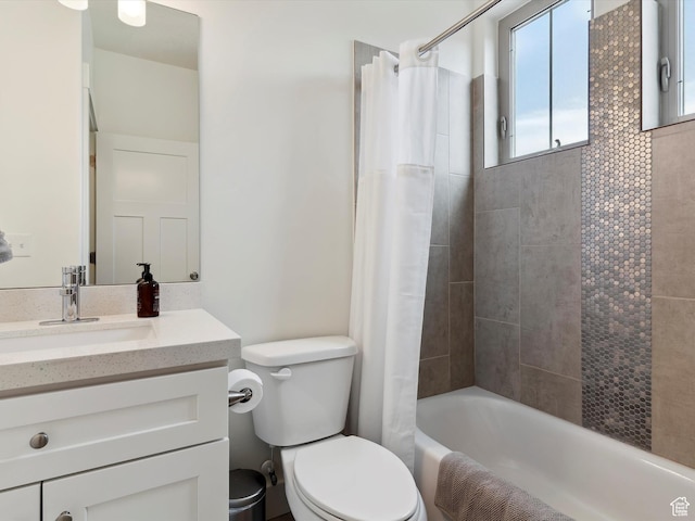 335 E Park Blvd S, Ogden, UT 84401 - full bathroom with toilet, vanity, and shower / bathtub combination with curtain