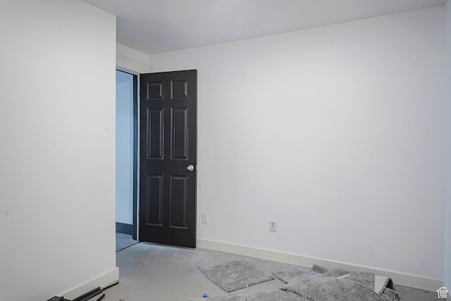 2101 W 325 S, Mapleton, UT 84664 - spare room featuring baseboards and concrete flooring