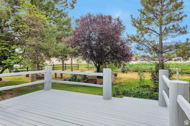 2101 W 325 S, Mapleton, UT 84664 - wooden terrace featuring a view of countryside