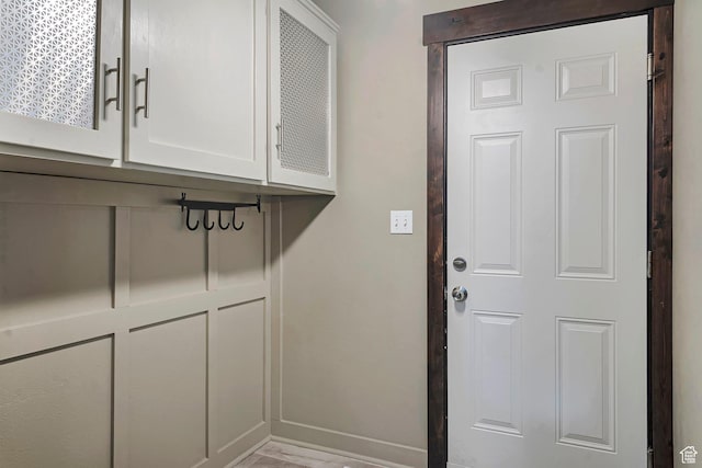 2101 W 325 S, Mapleton, UT 84664 - mudroom featuring baseboards and wood finished floors