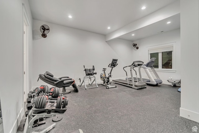 1366 S 370 E, Salem, UT 84653 - workout room with recessed lighting