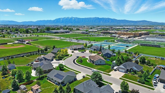 674 S 150 W, Hyde Park, UT 84318 - aerial perspective of suburban area featuring a mountainous background