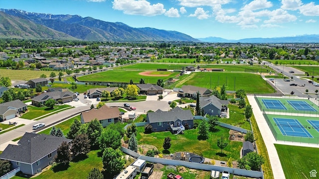 674 S 150 W, Hyde Park, UT 84318 - aerial view of residential area featuring a mountain backdrop