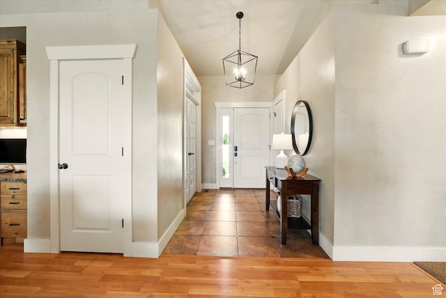 674 S 150 W, Hyde Park, UT 84318 - entryway with baseboards and light wood-style flooring