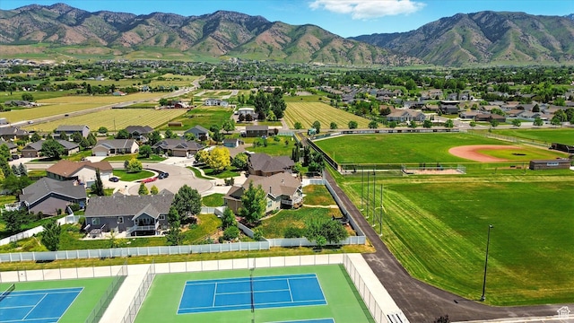 674 S 150 W, Hyde Park, UT 84318 - aerial view of residential area featuring a mountain backdrop