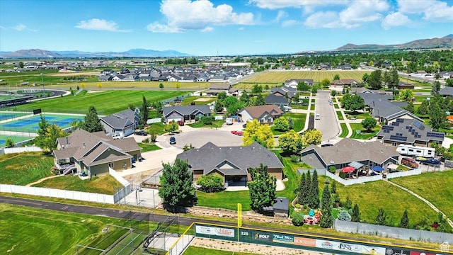 674 S 150 W, Hyde Park, UT 84318 - aerial perspective of suburban area featuring mountains